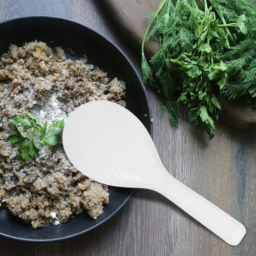 Miniatura 8 de Ultechnovo Juego De 2 Cucharas De Arroz Reutilizables Antiadherentes De 6.85 Pulgadas Espátulas Compactas Para Cocina Doméstica Utensilios Prácticos Para Servir Arroz