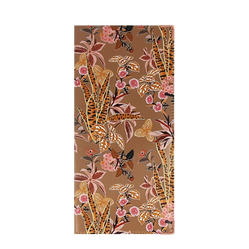 Color Pop - Color Pop® Etui livret de Famille (Imprimé Fleurs) - Fabrication française - en PVC - Protège Document - 22 x 10,5 cm