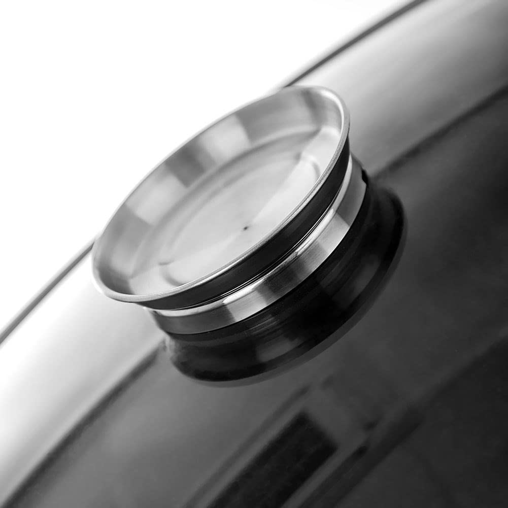 orion group Sartén de granito sartén antiadherente sartenes 8 L | Cacerola antiadherente resistente a los arañazos, con tapa de cristal, sartén universal para inducción