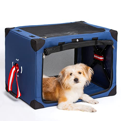 LATGLEND Collapsible Dog Crate Portable and Travel Friendly SoftSided
