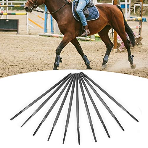 wosume Smalle Driehoek met hoge weerstand, Naaldbestanden, 5 duim Half Ronde Vlakke amp Equestrian Materiaal voor Paardensport - Afbeelding 4