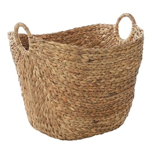 33+ Creative Toilet Paper Storage Ideas You Need to Try 3 Deco 79 Seagrass Handmade Decorative and Functional Storage Basket Large Woven Basket Organizer with Ring Handles, Basket for Storage 20" x 18" x 19", Brown