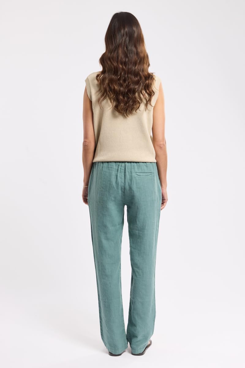 Armor Lux Pantaloni Elastico in Vita in Lino