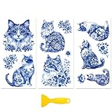 Photo Gallery peacoblue 3 pz strofinare su adesivi trasferimenti per mobili decorativi 6"x12" testura di porcellana blu e bianca decalcomanie per mobili artigianali per legno armadio porta muro cassettiera tavolo Photo Gallery peacoblue 3 pz strofinare su adesivi trasferimenti per mobili decorativi 6"x12" testura di porcellana blu e bianca decalcomanie per mobili artigianali per legno armadio porta muro cassettiera tavolo