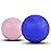 WOVTE Massage Lacrosse Ball for Sore Muscles, Shoulders, Neck, Back, Foot, Body, Deep Tissue, Trigger Point, Muscle Knots, Yoga and Myofascial Release (Blue) (Royal Blue Pink)