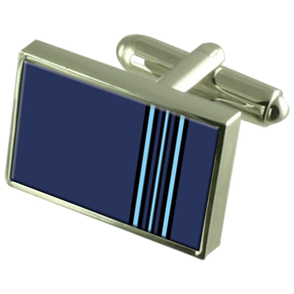 Select Gifts RAF Airforce Insignia Rank Squadron Leader Cufflinks with pouch