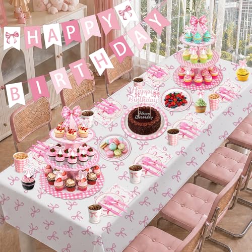 Save 50% on 198-Piece Pink Ribbon Party Kit - Image 6