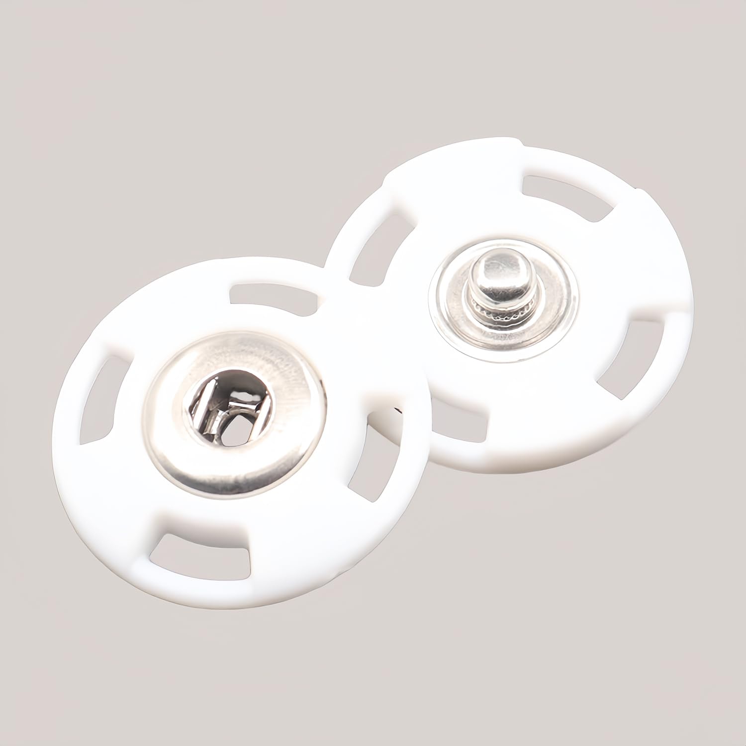 5 Sets Clear Transparent Press Snap Buttons Fasteners for Coat Shirt Clothing Bag DIY Sewing
