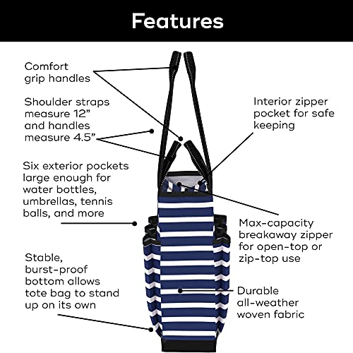 SCOUT Pocket Rocket Work Tote Bags For Women 6 Exterior Pockets