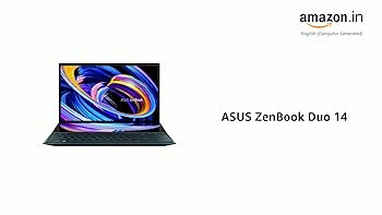 ASUS ZenBook Duo 14 (2021) Dual Screen Laptop, Intel Evo Core i7 