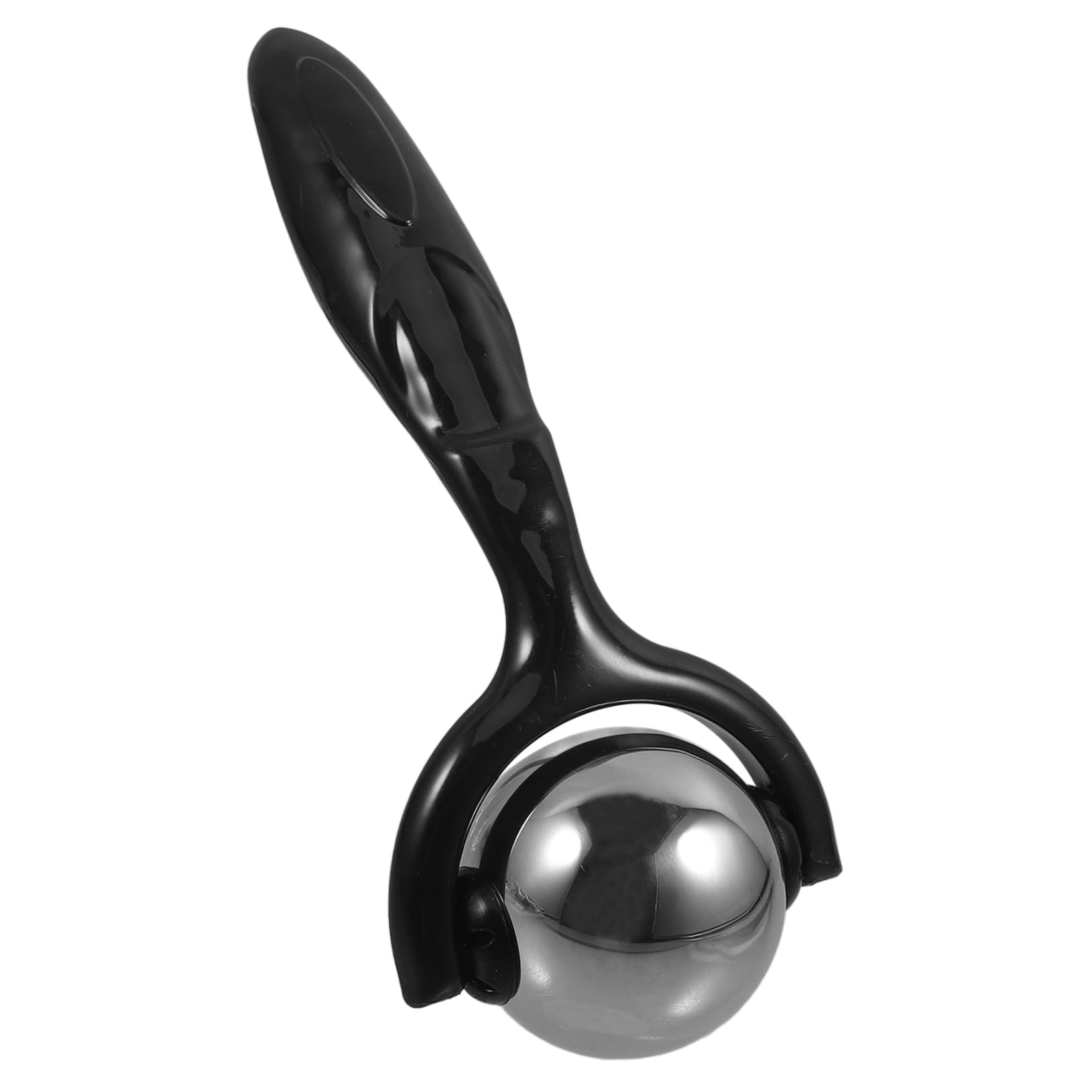 BESTYASH 3 Pezzi strumento di massaggio facciale massaggianti Roller del viso Grinza scultura palla strumento guasha per faccia a strumento guasha facciale Solo Black