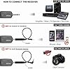 Alvoxcon Wireless Headset Lavalier Microphone System Wireless Lapel Mic Best for IPhone, DSLR Camera, PA Speaker, Youtube, Podcast, Video Recording, Conference, Vlogging, Church, Interview, Teaching… #3