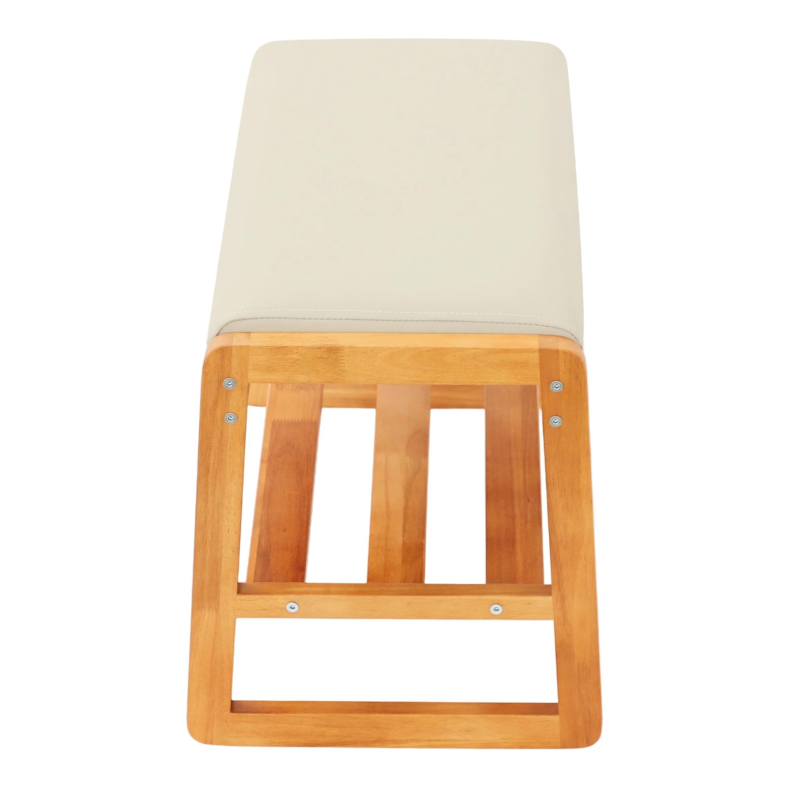 Zapatero de madera con asiento, zapatero con cojín, 2 niveles, para pasillo, armario, salón, 55 x 30 x 42 cm (color madera cerezo)