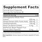 Essential Elements Male Health Supplement - Muscle Support & T-Health with DIM, Ashwagandha, Shilajit, More | T-Hero 60 Vegan Capsules - Image 3