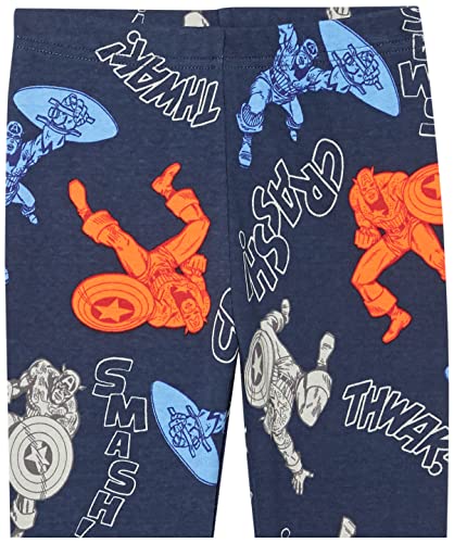 Image of Amazon Essentials Disney | Marvel | Star Wars Boys and Toddlers' Snug-Fit Cotton Pajama Sleepwear Sets