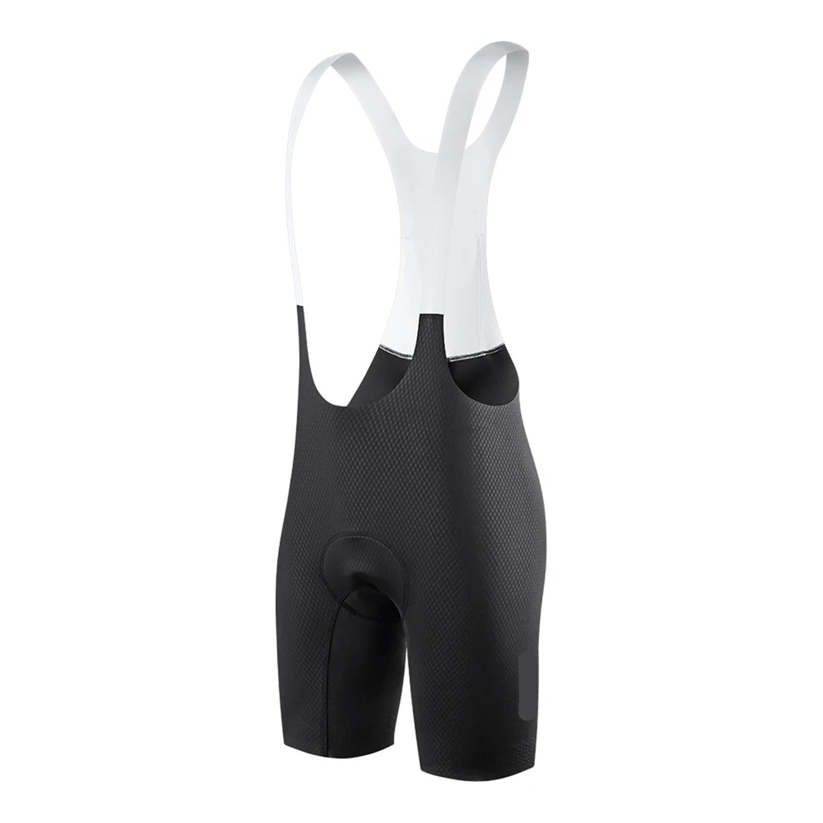Fleece Cycling Bib Tights Fleece Cycling Shorts Men Outdoor Wear Bike Ride Padded Riding Bib Tights Men's Clothing Long Distance(Black Bibs Shorts,XL)