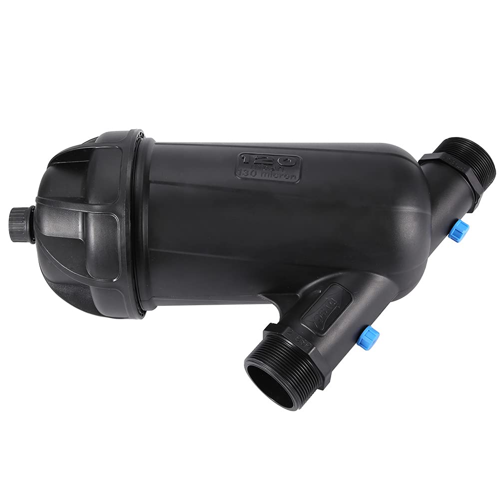 Gavigain Agricultural Y Mesh Filter 2 Inches Dn50 Universal Mesh Filter Horticultural Drip Irrigation Filter Equipment for Greenhouse Agriculture Horticultural Irrigation (Large (overweight))