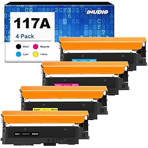 117A Toner Kompatibel als Ersatz für HP 117A Toner Set Color Laser MFP 179fwg 178nwg 178nw 179fnw 150nw W2070A W2071A W2072A W2073A Cover