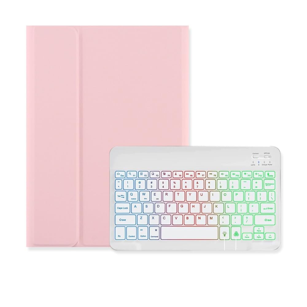 Clavier détachable rose iPad Pro 11 2024 pour protéger l'écran