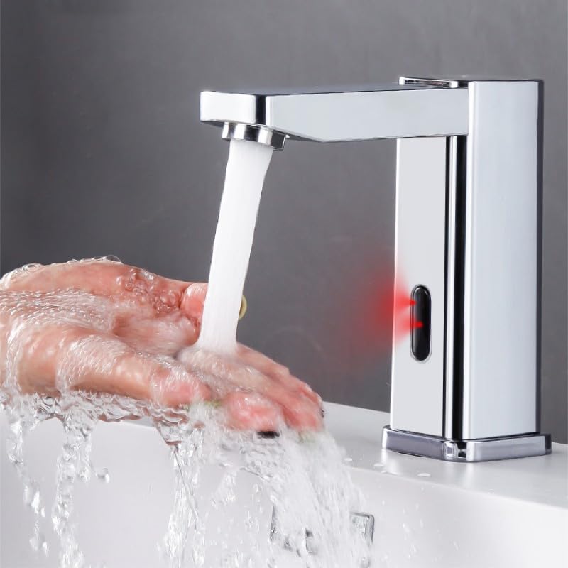 VELORE Grifo de cromo pulido montado en cubierta para lavabo 6