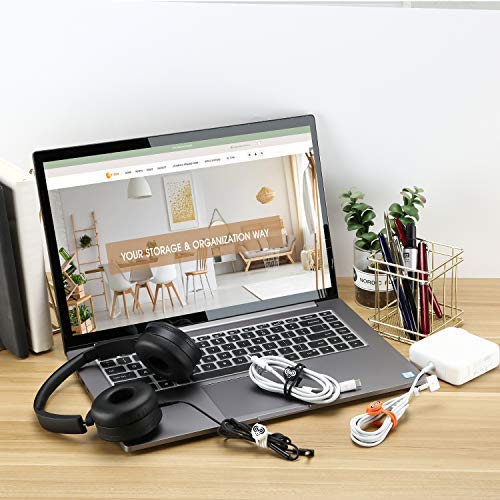 Kanemc Magnetische Kabelbinder 8 Stück – Bunte Silikon-Kabelhalter Für Ordnung Zu Hause, Im Auto & Büro