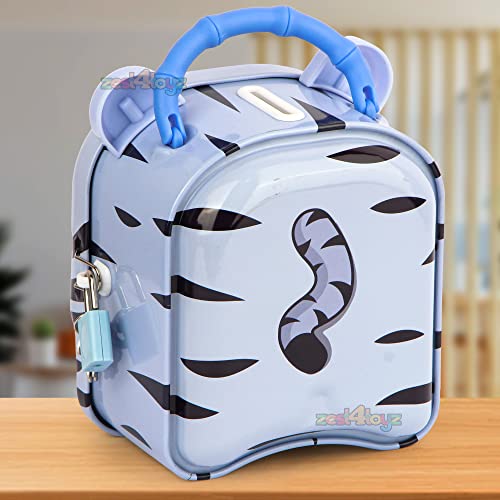 Image of Zest 4 Toyz Money Bank for Kids Metal Piggy Bank with Lock N Key Money Saving Box Gullak Money Box Coin Bank Kids Cash Box Return Gifts