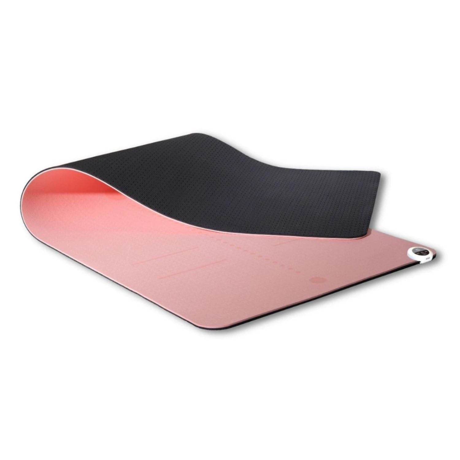 Tappetino da yoga riscaldato elettrico, in TPE spesso 8 mm, ecologico, antiscivolo e impermeabile, timer da 90 minuti, protezione contro il surriscaldamento
