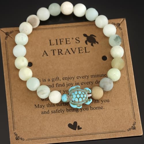 HUTIMY Sea Turtle Gifts Bracelet for Women Men Unique Animal Jewelry Sea Turtle Bracelet2