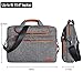 DOMISO Laptoptasche 15.6-16 Zoll Business Laptop Tasche Aktentasche Schultertasche Notebooktasche für 15.6" Lenovo IdeaPad ThinkPad/HP Pavilion ENVY/Dell XPS / 16" Macbook Pro/Asus, Dunkelgrau