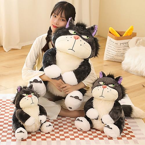 Image of Storescent Cute Angry Cat Plush Cartoon Kawaii Cat Plush Cat Stuffed Animal Birthday Gift for Girls & Boys 35cm