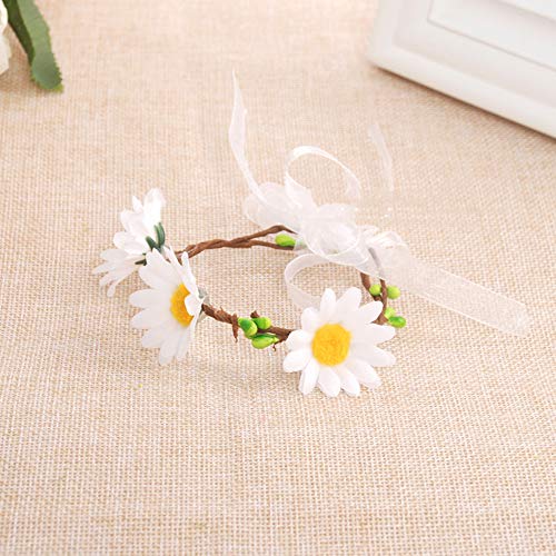E-Outstanding Silk Daisy Flower Head 100Pcs 1.5Inch White Artificial Gerbera Fake Flowers Heads For Wedding Party,Home Decoration And Diy Craft #TOP4