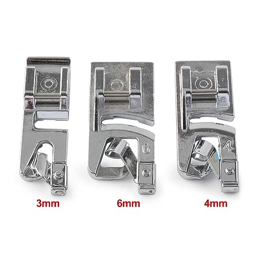 Conjunto de 3 Pies Prensatelas para Máquina de Coser miniatura 4