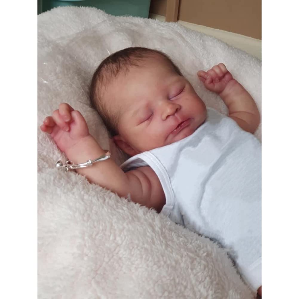 寝顔が可愛いリボンドール Amazon | Lonian 赤ちゃん 人形 20インチ 50cm リボーンドールリアルな