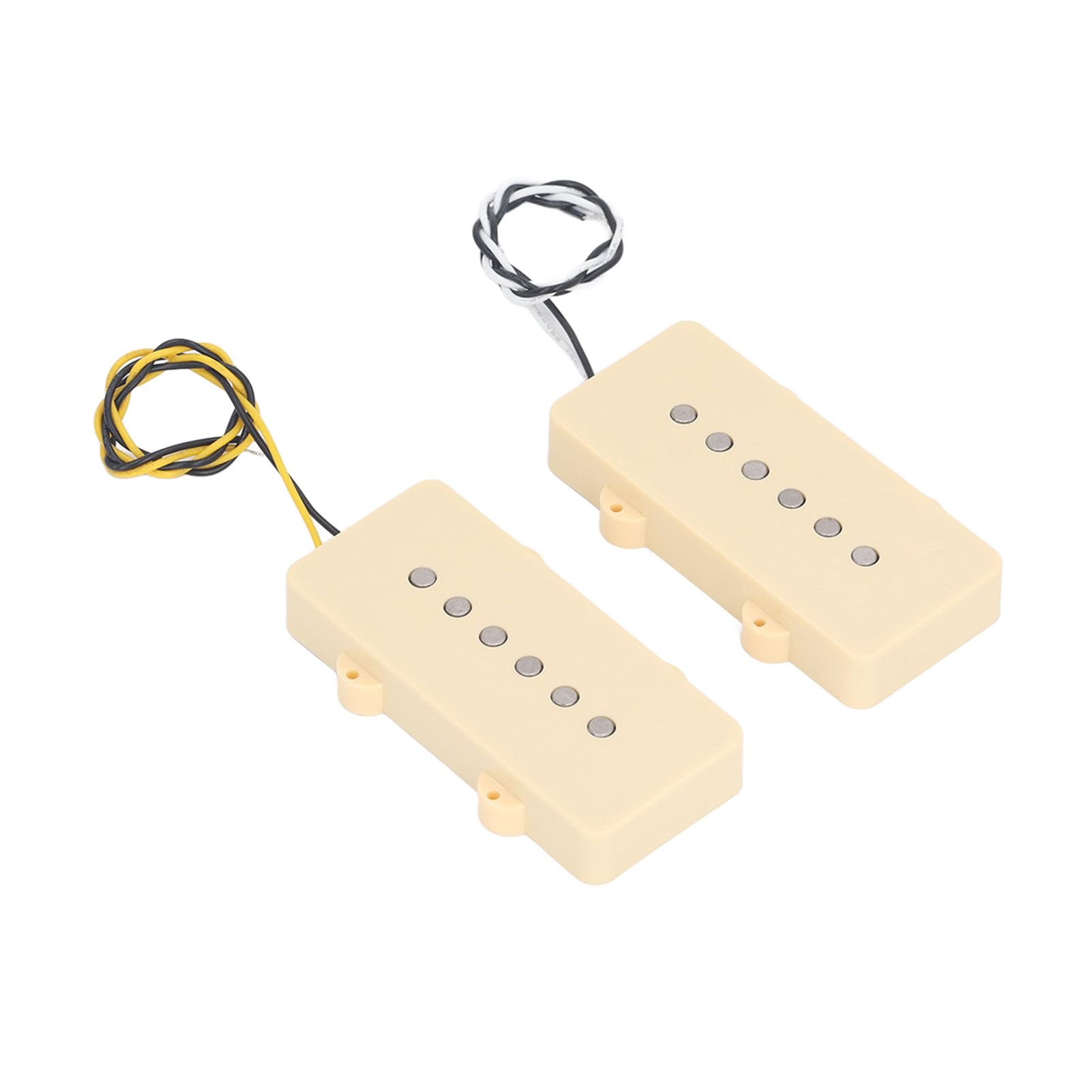 Generic Set di Pickup per Chitarra Elettrica Alnico 5 da 2 Pezzi Suono Migliorato per Chitarre Elettriche Jazzmaster