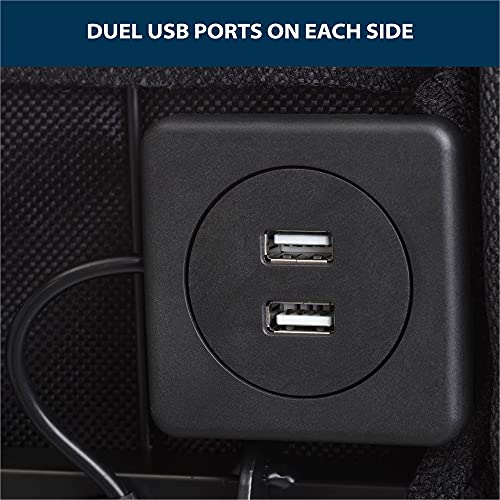 Blissful Nights Z4 Adjustable Bed Frame For Storage Beds With Massage Anti-Snore, Zero G, Usb Charging Station, Wireless Remote Head And Foot Incline And No Tools Required Assembly … (Queen) #TOP4