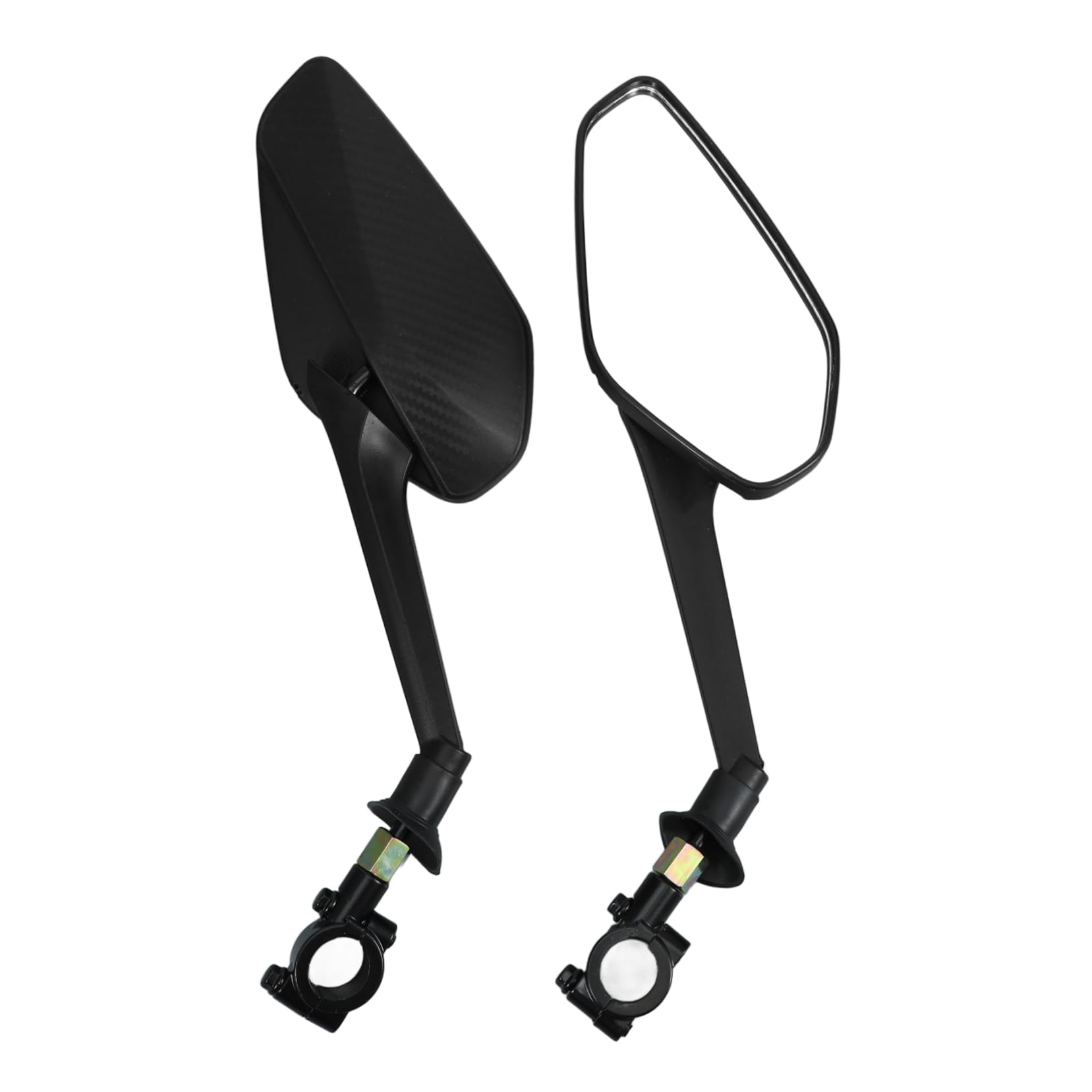 BESTonZON 3 Ensembles Set de Rétroviseurs de Vélo Ajustables Miroirs de Guidon Convexes pour Cyclisme Extérieur Accessoire Pratique pour Vélo