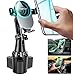 TOPGO Cup Holder Phone Mount Wireless Charger,Universal Cell Phone Holder Car Charger Wireless-Charger-Cup-Phone-Holder Fast Charging for iPhone, Samsung Galaxy