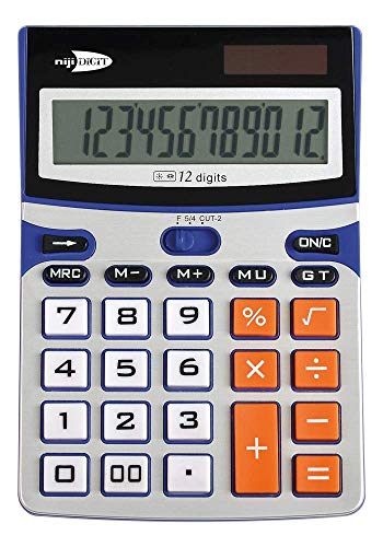 Niji 61216 Calcolatrice Elettronica da Tavolo 12