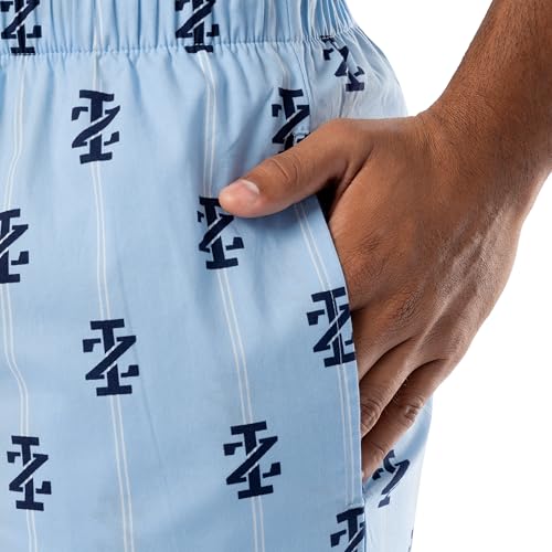 Image of IZOD Men's Short Sleeve Jersey Top and Printed Pants Pajama Sleep Set