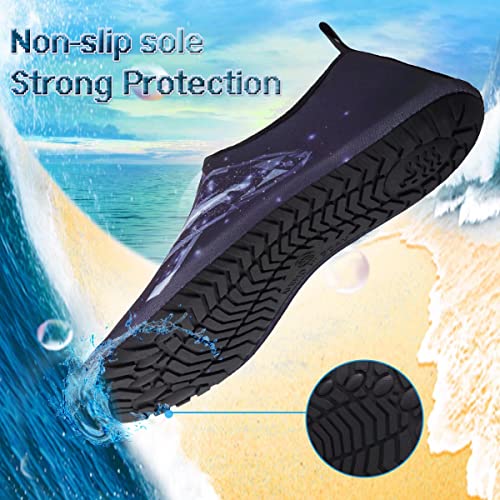 Image of YALOX Water Shoes Women's Men's Outdoor Beach Swimming Aqua Socks Quick-Dry Barefoot Shoes Surfing Yoga Pool Exercise