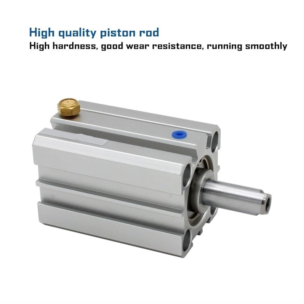 Einfachwirkender Pneumatikzylinder aus Aluminiumlegierung, STA50, kompakter Luftzylinder, 5–50 mm Hub, 1 Stück(50x10mm)