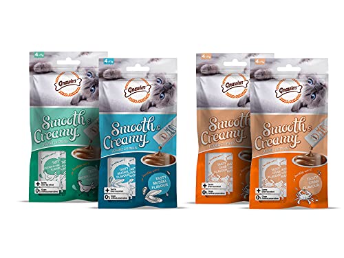 Image of Gnawlers Smooth Creamy Treats Combo Liver x1 Mussel x1 Crab x2 Sold by DogsNCats