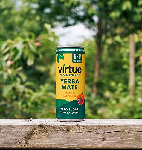 Virtue Yerba Mate - Bebida Energética Natural - Sin Azúcar, Cero Calorías, Vegana, Cetogénica, Sin Gluten, Vitaminas del… - Imagen 7