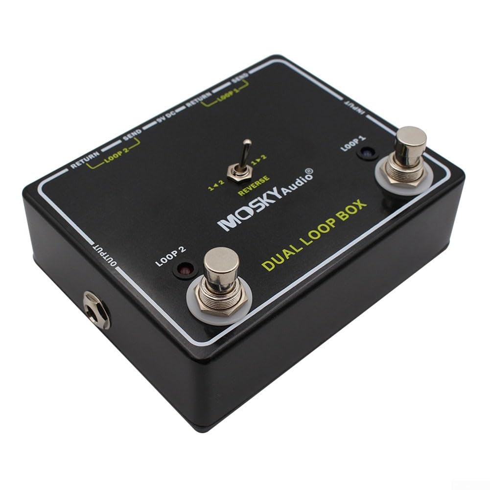 Commutateur de boucle d'effets de guitare avec une utilisation facile et des fonctionnalités de contrôle complet