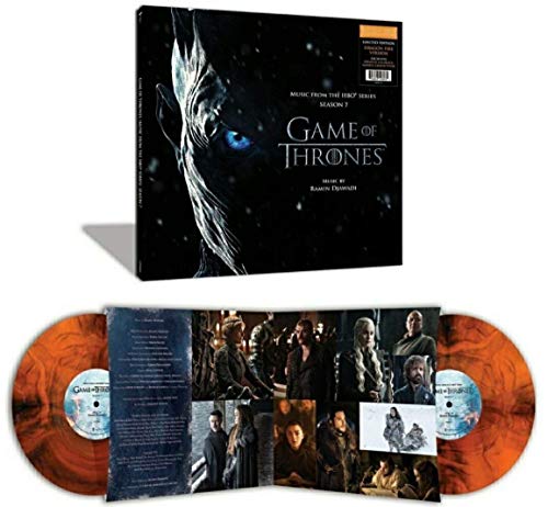 Album Art for Game Of Thrones (Music From The HBO Series) Season 7 (Exclusive Limited Edition Dragon Fire Edition 2XLP Vinyl) [Condition-VG+NM] by Ramin Djawadi