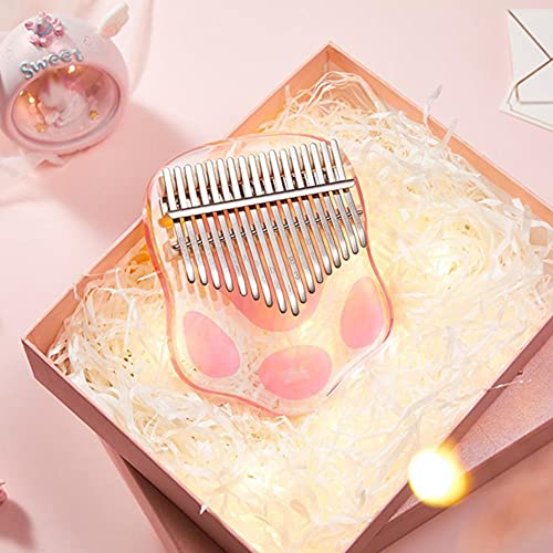 OBRARY Transparent Transparent 17 clés Kalimba Piano Piano Mignon Chats Roses piw Acrylique Portable avec Marteau de… - Les Beatles, Paul McCartney, John Lennon, RIngo Starr, George Harrison OBRARY Transparent Transparent 17 clés Kalimba Piano Piano Mignon Chats Roses piw Acrylique Portable avec Marteau de… – Image 5