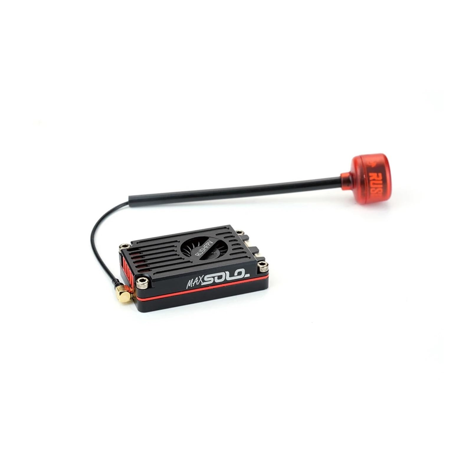 RUSHFPV RUSH MAX SOLO 5,8 GHz 2,5 W VTX 5,8G Obudowa CNC ze zintegrowanym wentylatorem chłodzącym, kompatybilna z dronem wyścigowym RC FPV Freestyle dalekiego zasięgu
