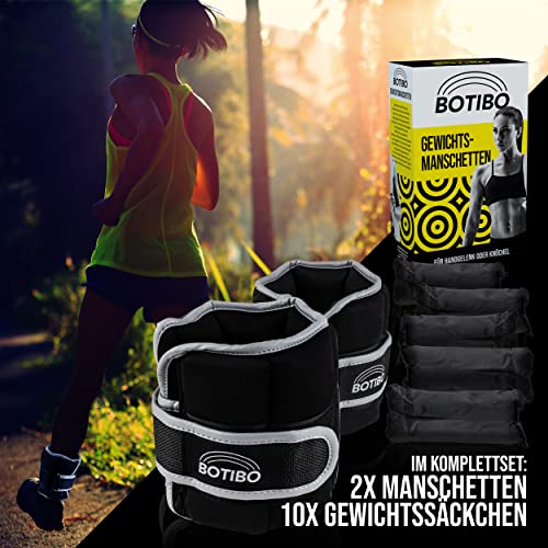 BOTIBO - Pesi regolabili [2 X da 2,3 kg] - Pesi di...