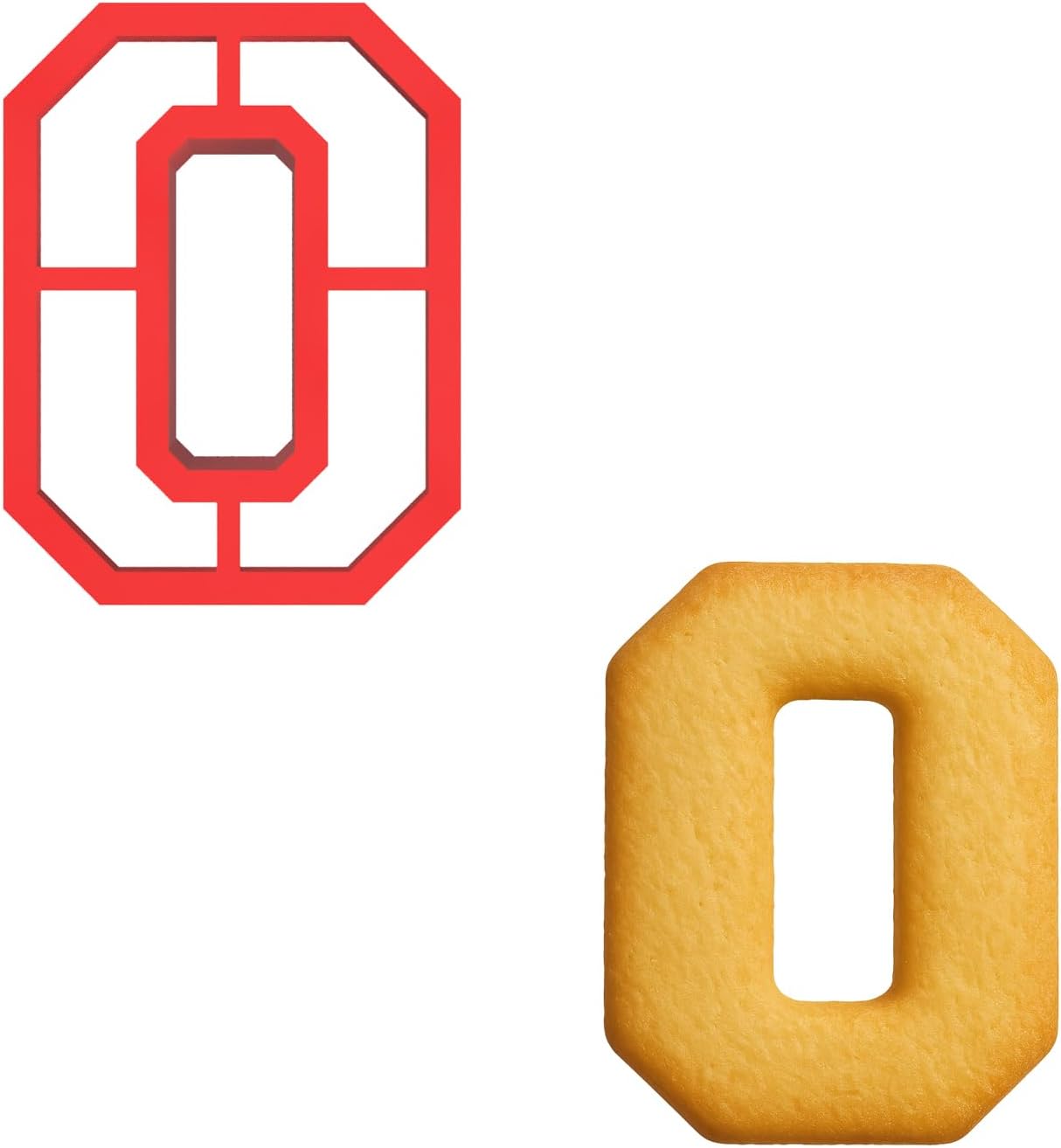 Mighty Gadget 3 inches Varsity Letters Cookie Cutters (O)