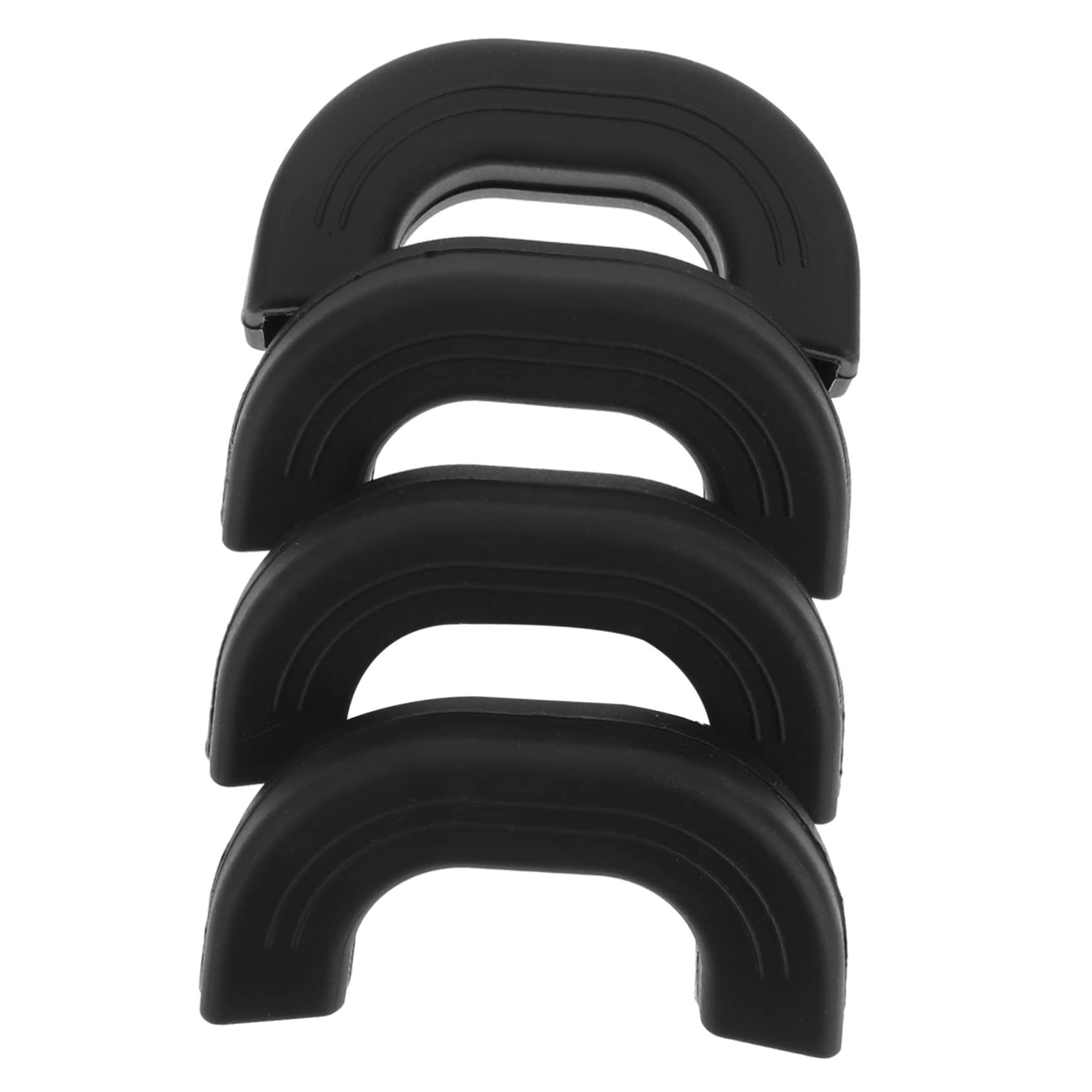Copri Manici Pentola Nero 4 Pezzi Antiscottatura in Silicone